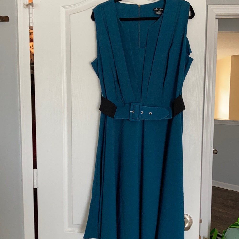 Brand new teal dress